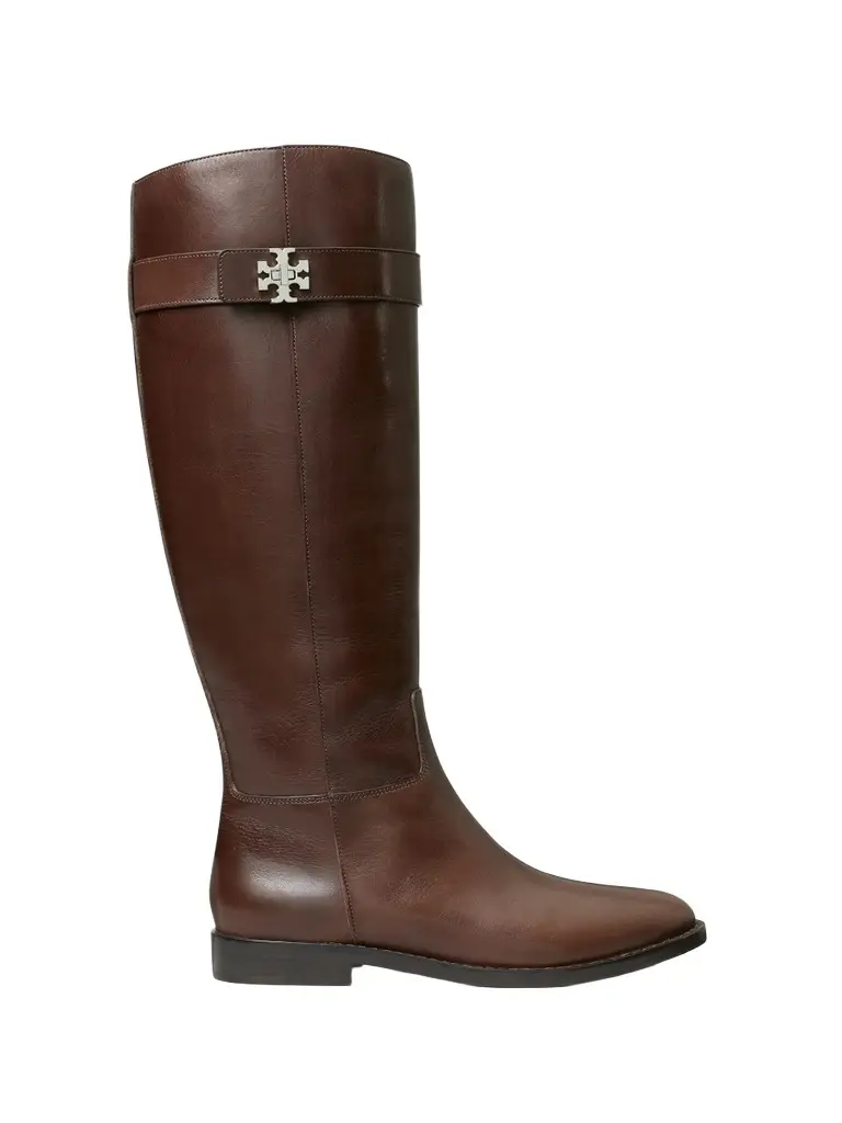 Tory Burch Women's Turnlock Leather Riding Boots