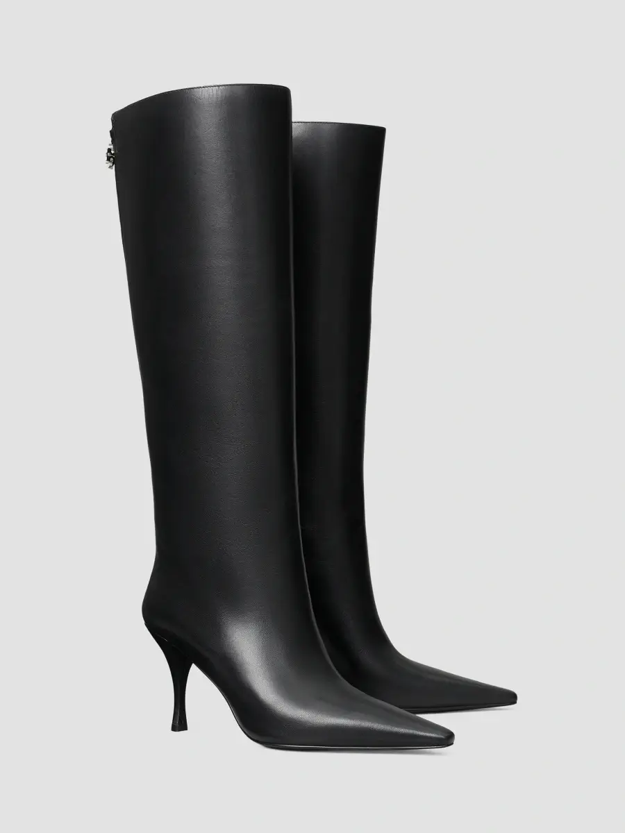 Tory Burch Women's Charlie 90MM Leather Knee-High Boots | Thumbnail 2 Tory Burch Women's Charlie 90MM Leather Knee-High Boots | Thumbnail 2