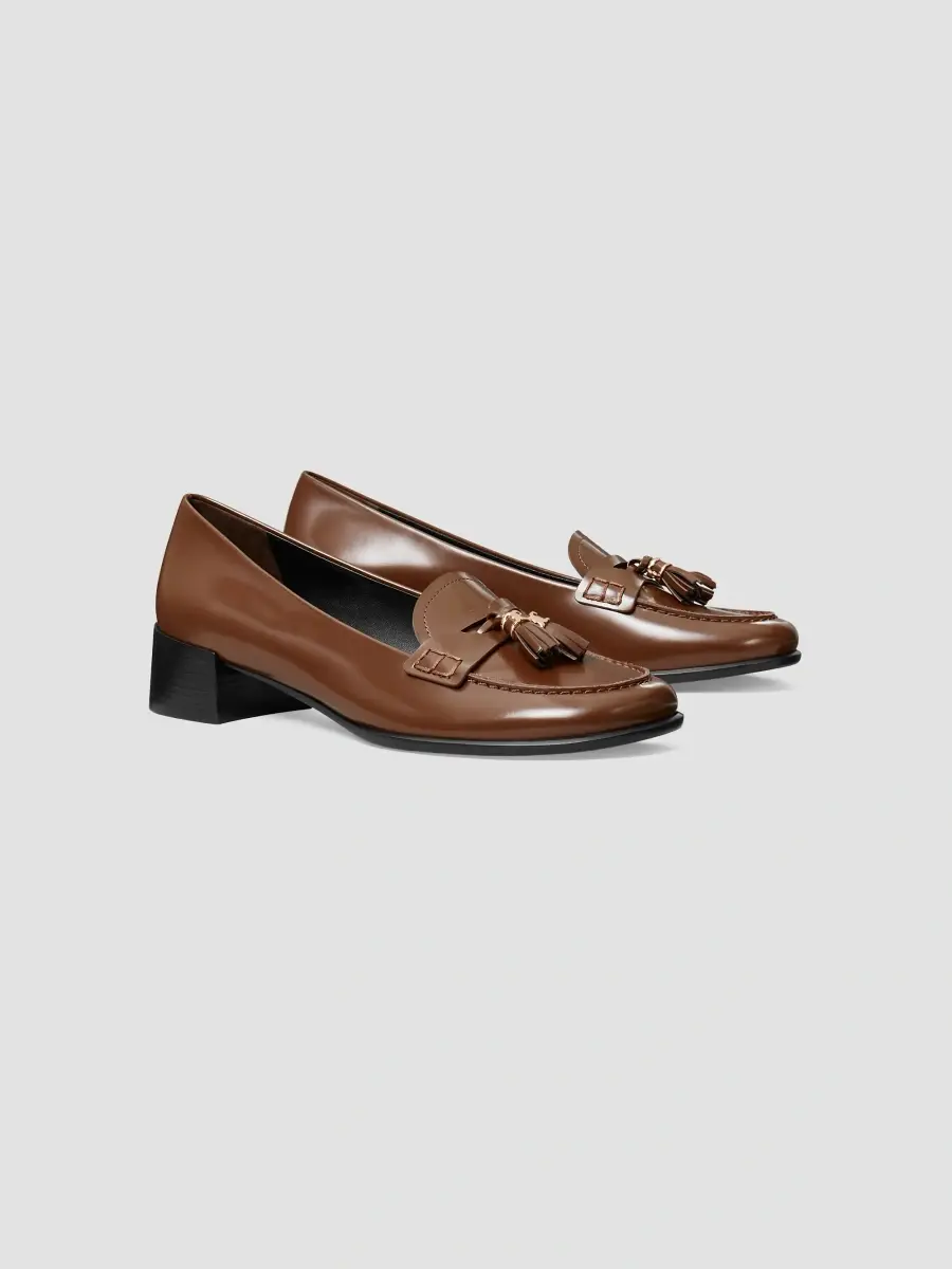 Tory Burch Women's 30MM Tassel Leather Loafers | Thumbnail 2
