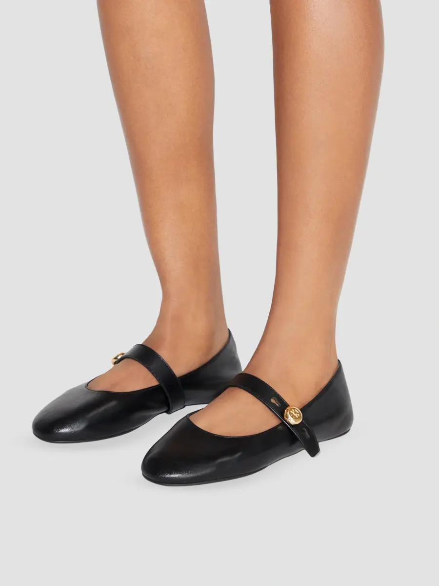 Tory Burch Women's Romy Leather Mary Janes | Thumbnail 2 Tory Burch Women's Romy Leather Mary Janes | Thumbnail 2