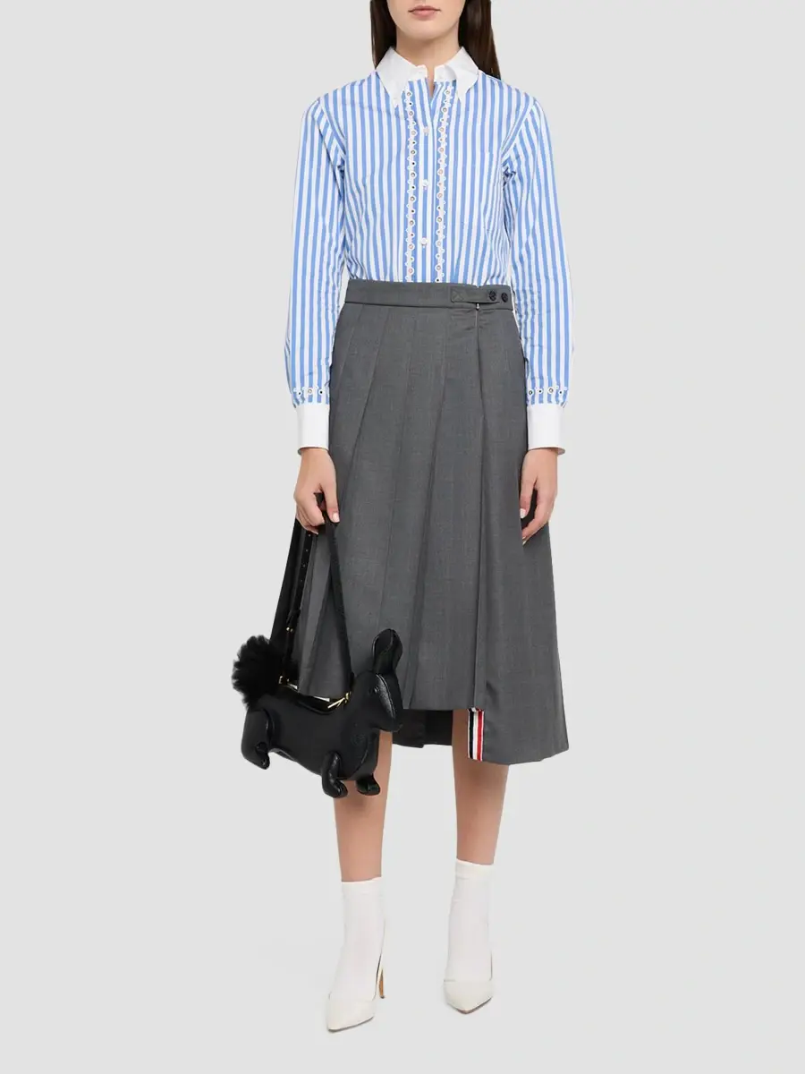 Thom Browne Women's Baby Rabbit Pebble-Grain Leather Bag | Thumbnail 5 Thom Browne Women's Baby Rabbit Pebble-Grain Leather Bag | Thumbnail 5