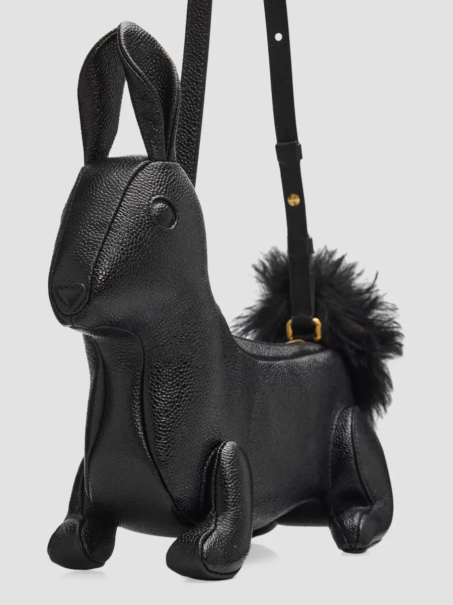 Thom Browne Women's Baby Rabbit Pebble-Grain Leather Bag | Thumbnail 6 Thom Browne Women's Baby Rabbit Pebble-Grain Leather Bag | Thumbnail 6