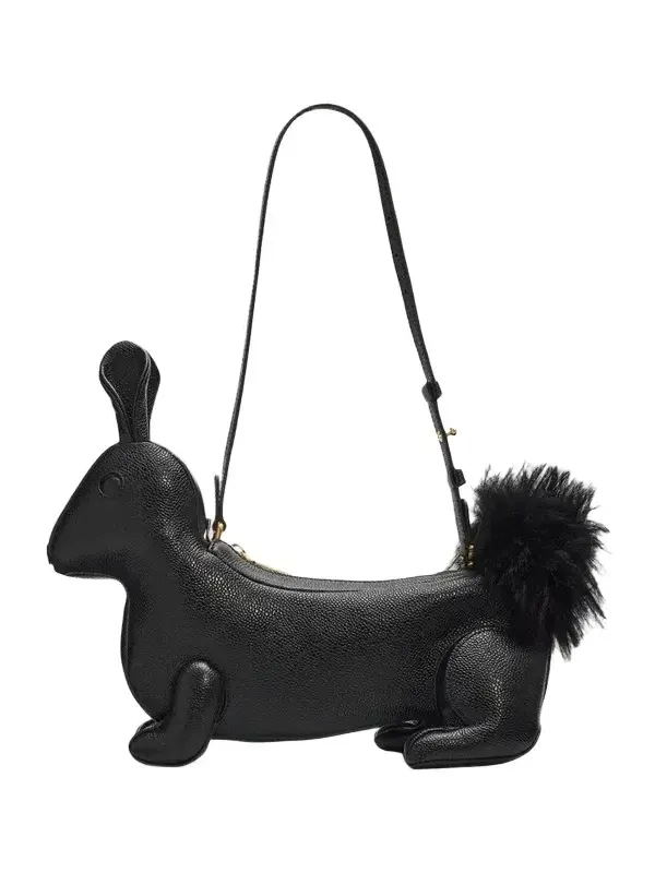 Thom Browne Women's Baby Rabbit Pebble-Grain Leather Bag