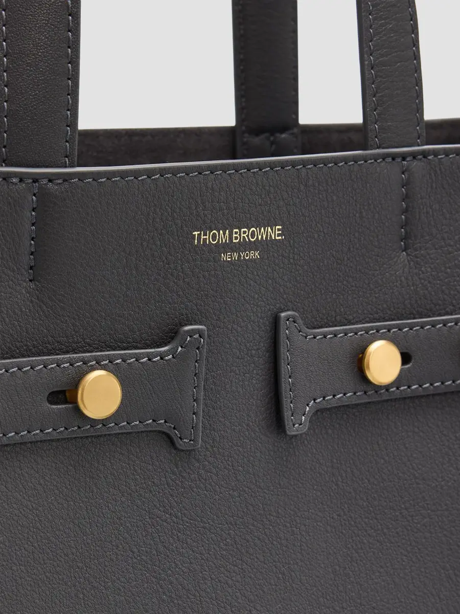 Thom Browne Women's Mrs. Thom Cabas Leather Tote Bag | Thumbnail 6 Thom Browne Women's Mrs. Thom Cabas Leather Tote Bag | Thumbnail 6
