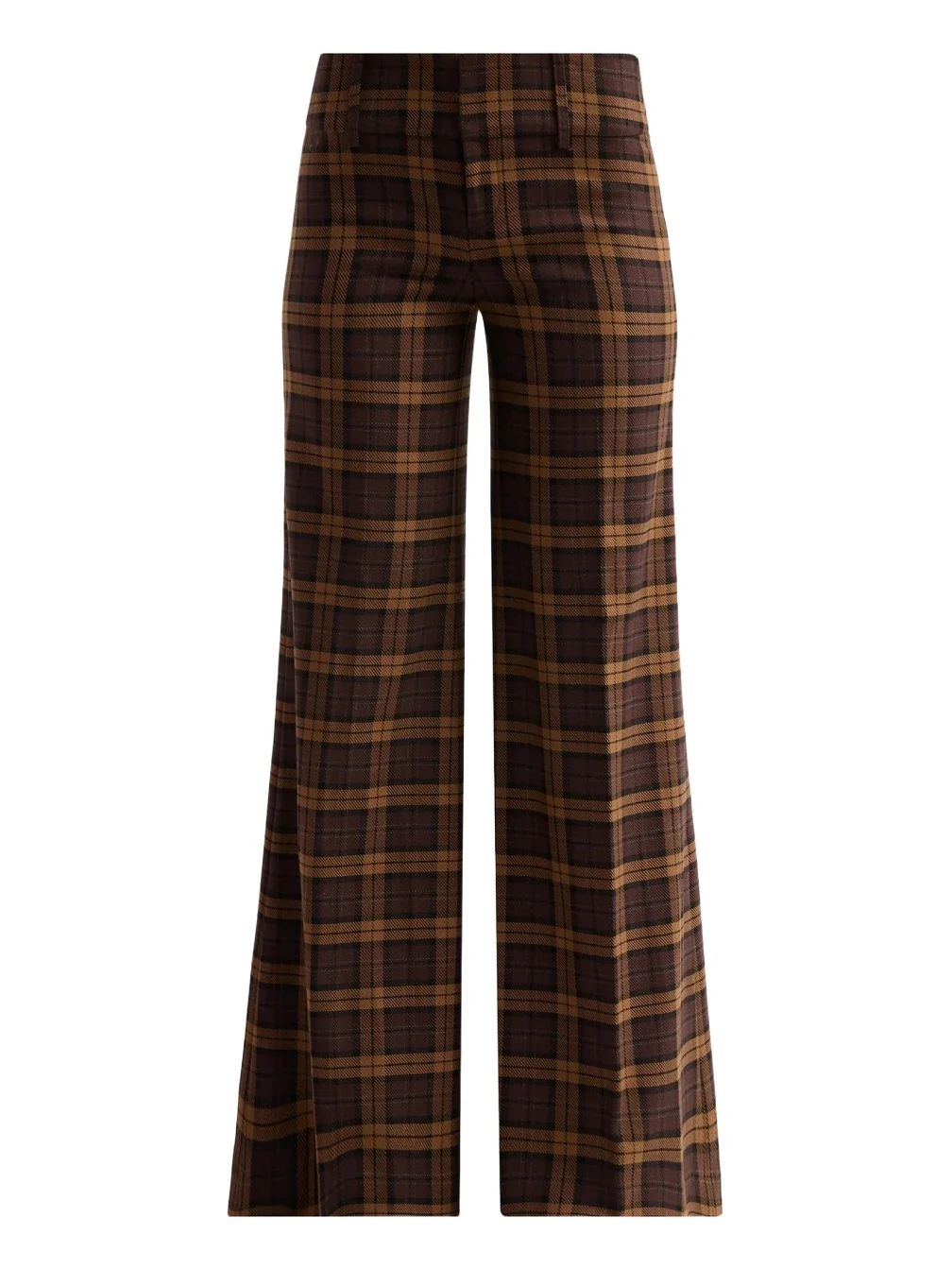 Alice + Olivia Women's Olivia Plaid Wide-Leg Pants