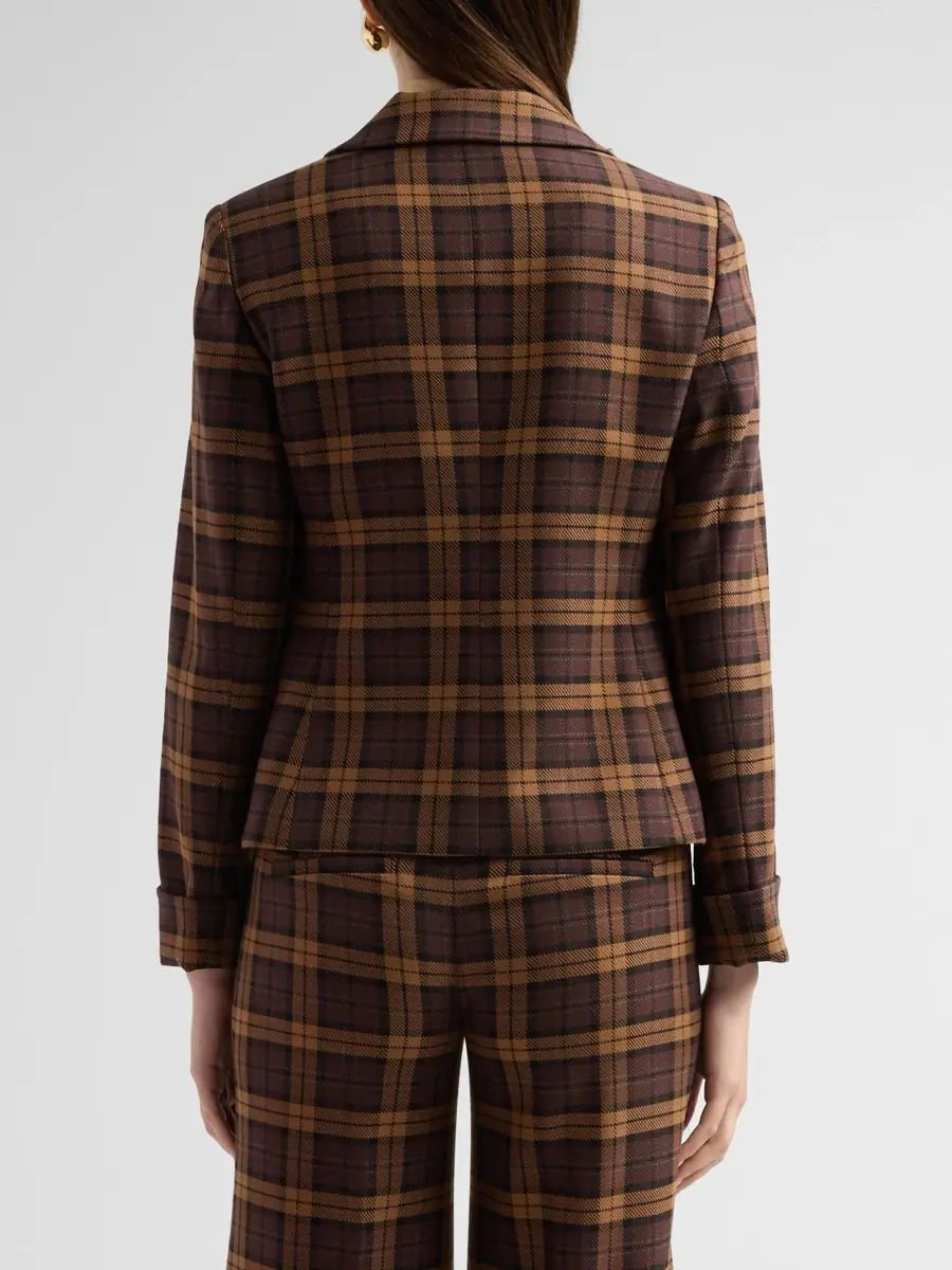 Alice + Olivia Women's Macey Check Blazer | Thumbnail 3 Alice + Olivia Women's Macey Check Blazer | Thumbnail 3