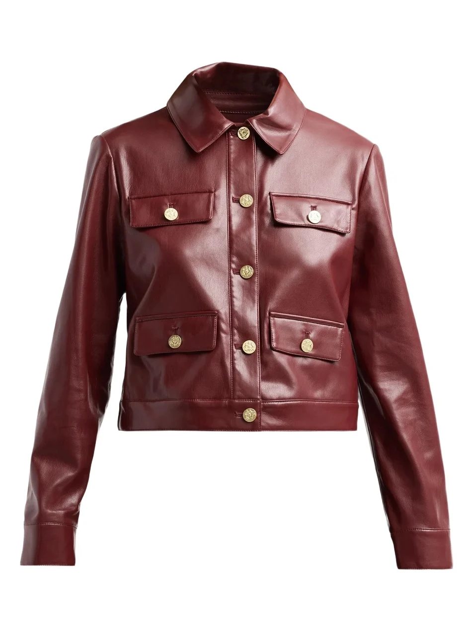 Women's Alex Faux-Leather Boxy Jacket Women's Alex Faux-Leather Boxy Jacket