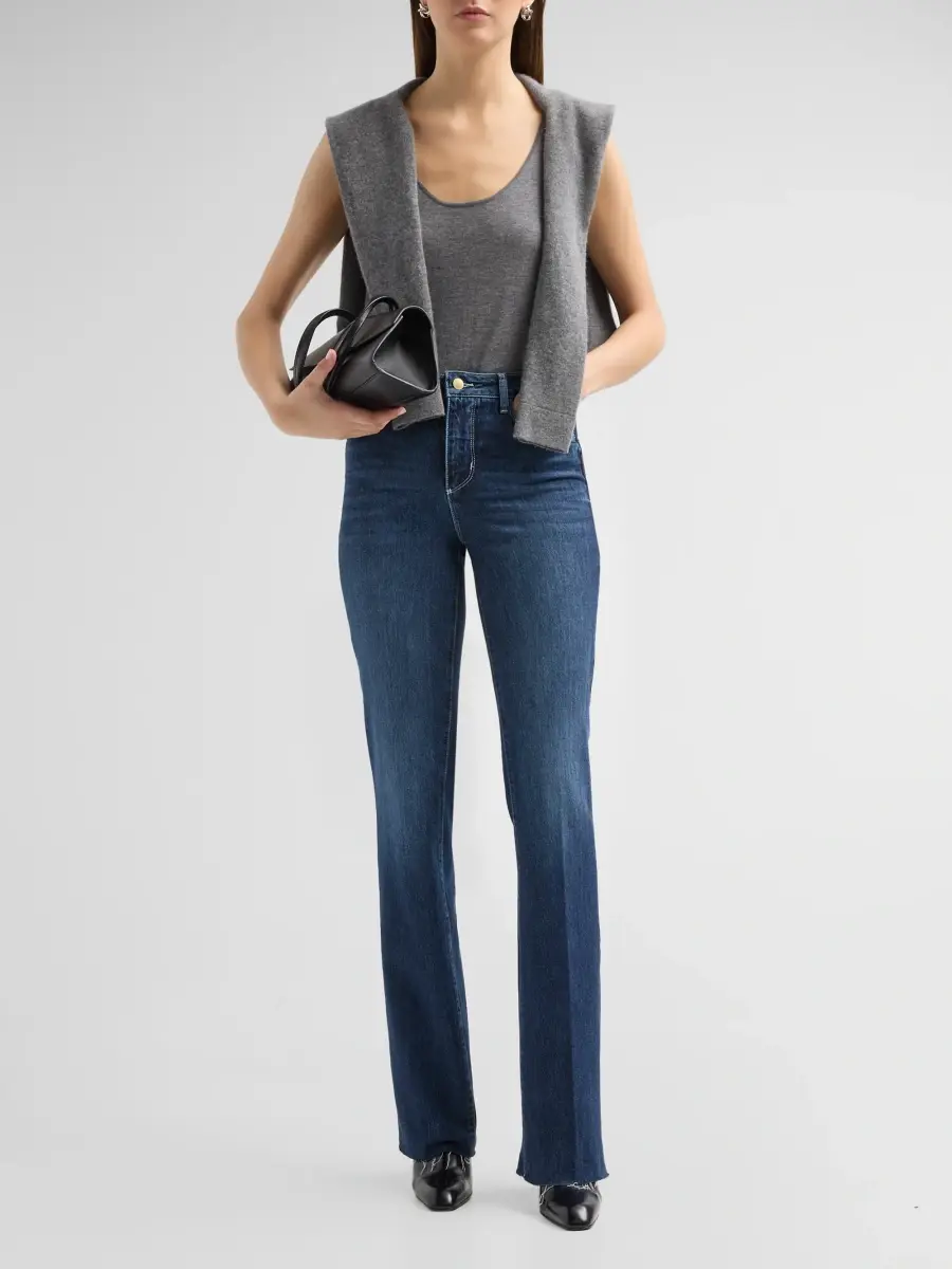 L'Agence Women's Ruth Mid-Rise Straight-Leg Jeans | Thumbnail 2 L'Agence Women's Ruth Mid-Rise Straight-Leg Jeans | Thumbnail 2