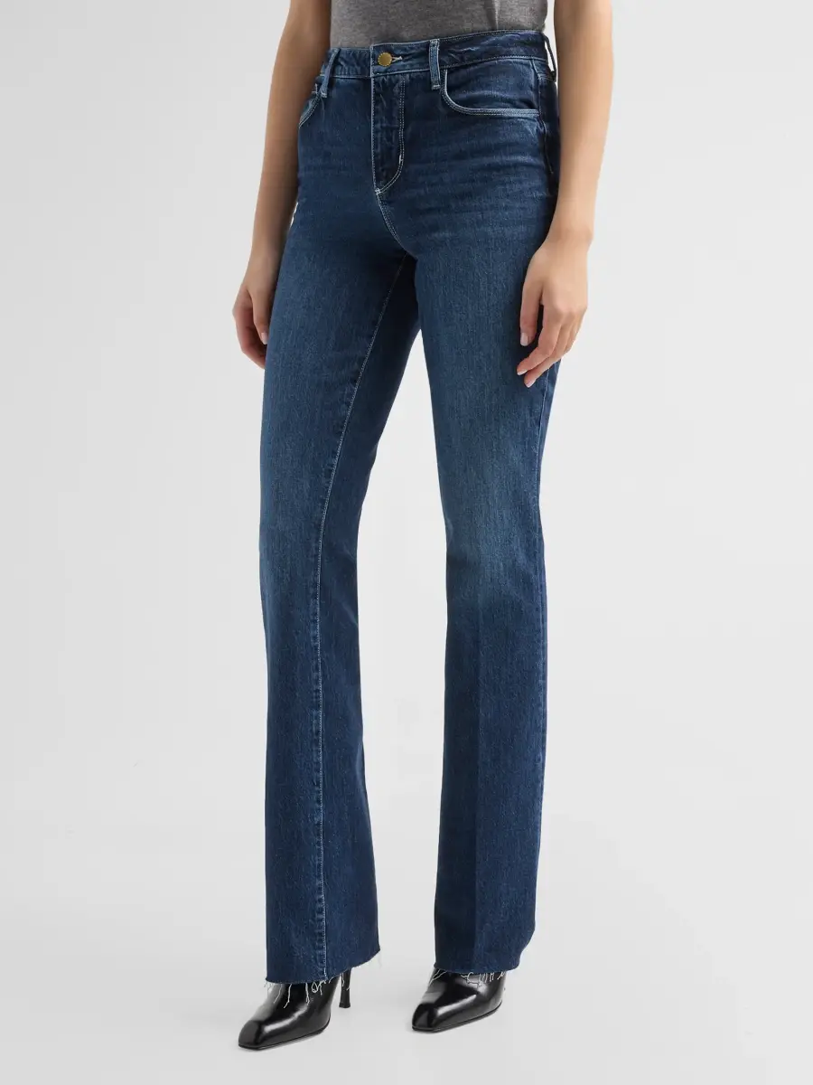 L'Agence Women's Ruth Mid-Rise Straight-Leg Jeans | Thumbnail 4 L'Agence Women's Ruth Mid-Rise Straight-Leg Jeans | Thumbnail 4