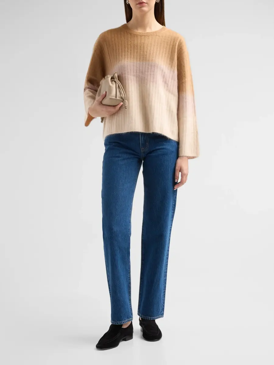 rag & bone Women's Jane Brushed Gradient Wool-Cashmere Sweater | Thumbnail 2 rag & bone Women's Jane Brushed Gradient Wool-Cashmere Sweater | Thumbnail 2