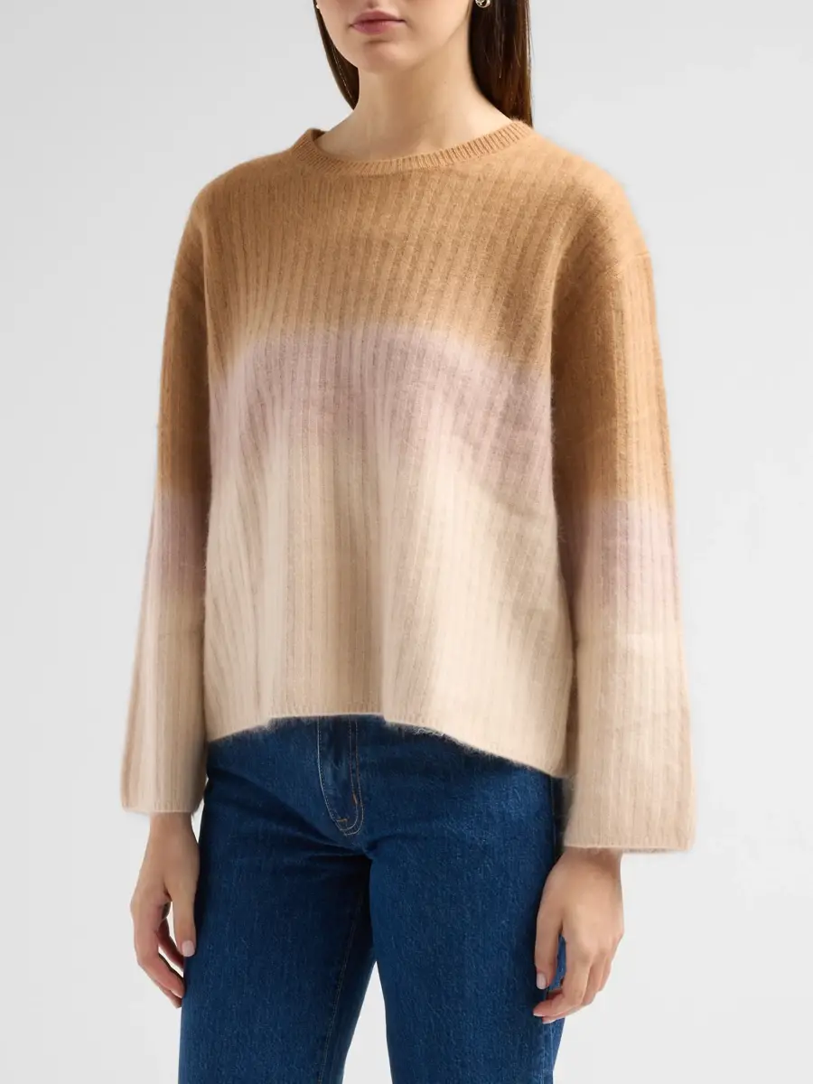 rag & bone Women's Jane Brushed Gradient Wool-Cashmere Sweater | Thumbnail 4 rag & bone Women's Jane Brushed Gradient Wool-Cashmere Sweater | Thumbnail 4