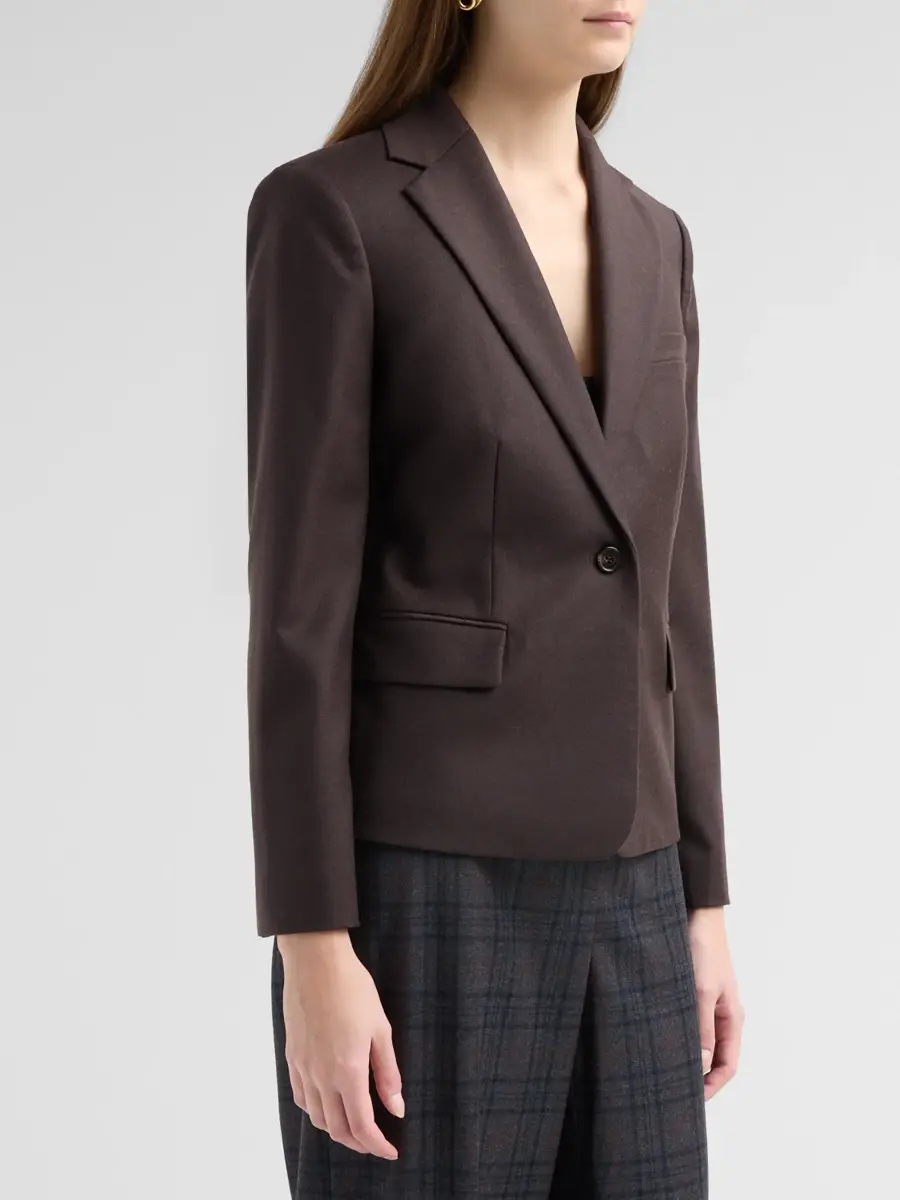 Theory Women's Virgin Wool Single-Breasted Jacket | Thumbnail 4 Theory Women's Virgin Wool Single-Breasted Jacket | Thumbnail 4