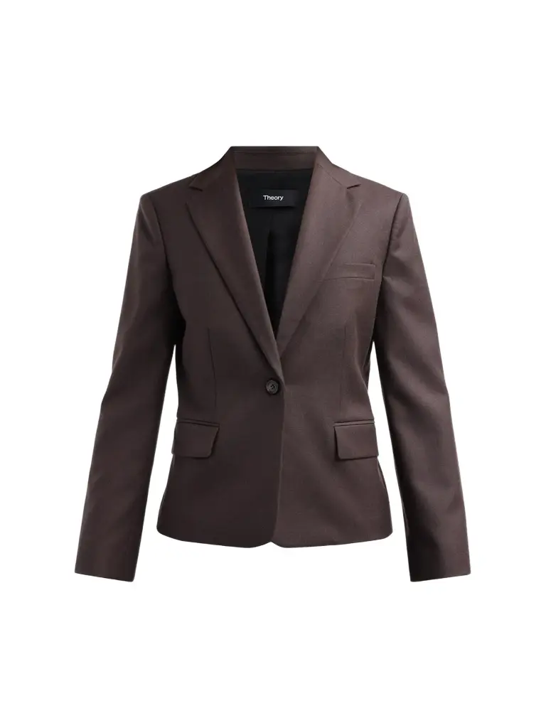 Theory Women's Virgin Wool Single-Breasted Jacket