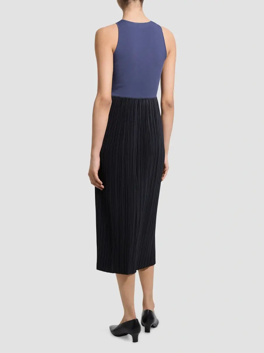 Theory Women's Tank Plissé Midi Dress | Thumbnail 3 Theory Women's Tank Plissé Midi Dress | Thumbnail 3