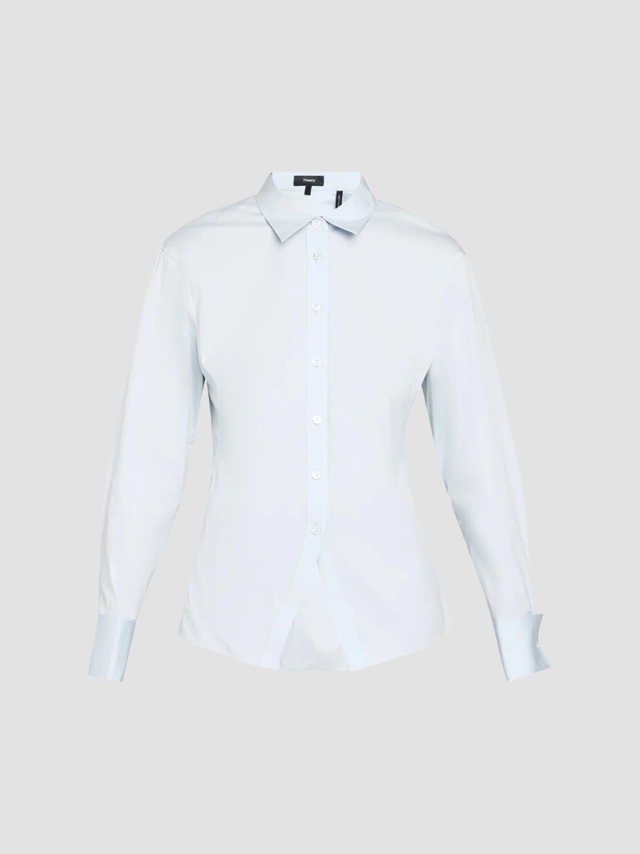 Theory Women's Tailored Cutaway Shirt