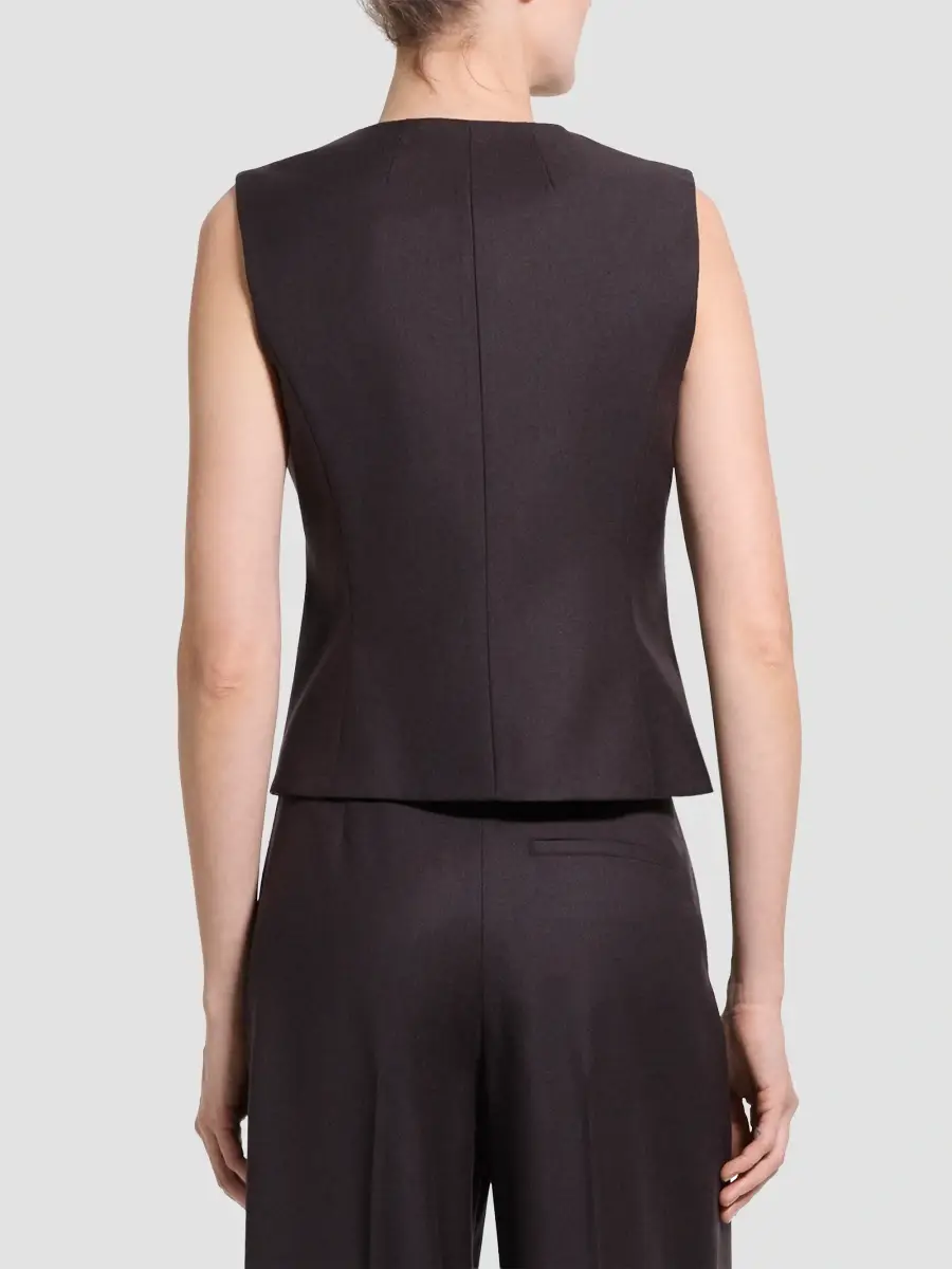 Theory Women's Shrunken Wrap Vest | Thumbnail 3 Theory Women's Shrunken Wrap Vest | Thumbnail 3