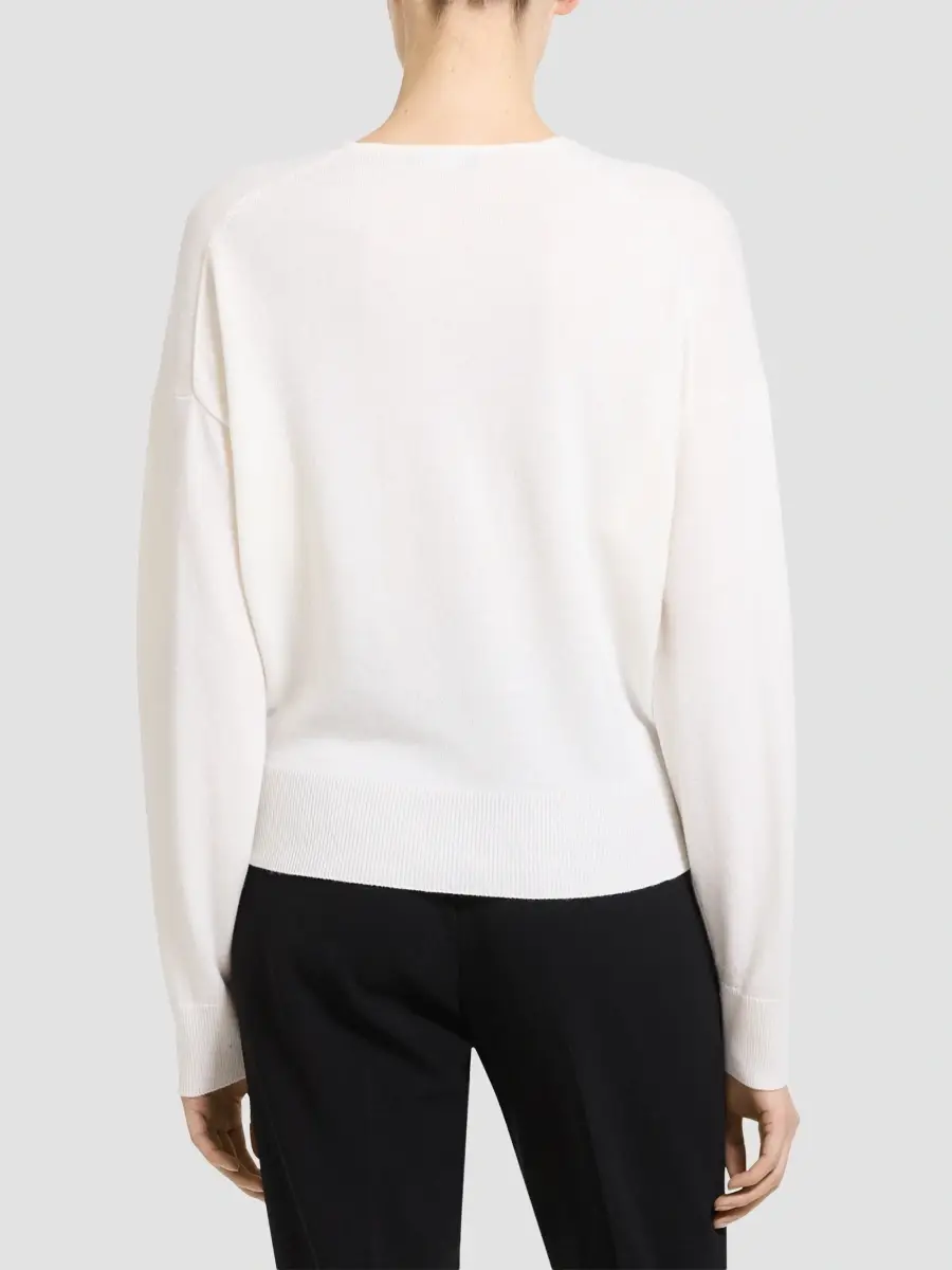 Theory Women's Relaxed V-Neck Cashmere Sweater | Thumbnail 3