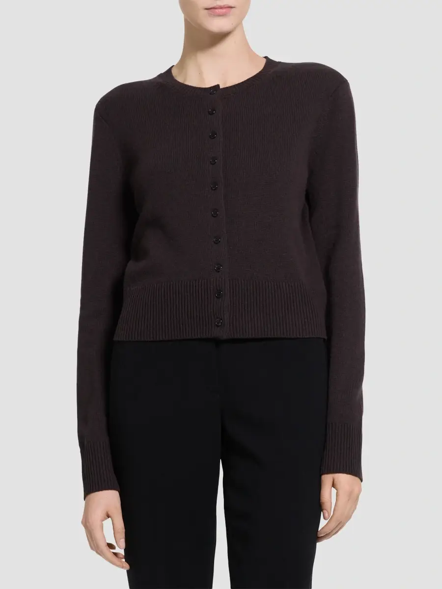 Theory Women's Cashmere Crop Cardigan | Thumbnail 4