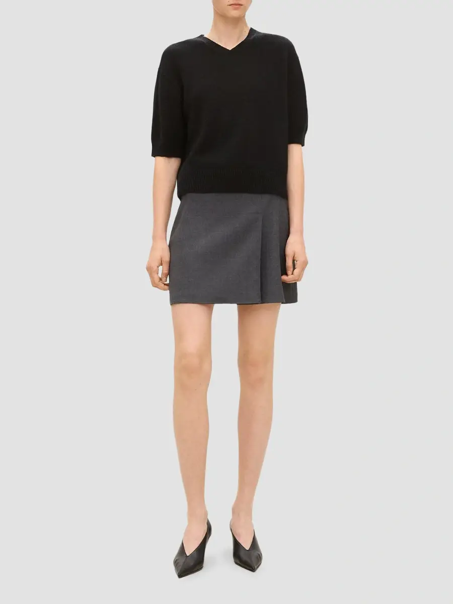 Theory Women's Cashmere Crop Sweater | Thumbnail 2 Theory Women's Cashmere Crop Sweater | Thumbnail 2
