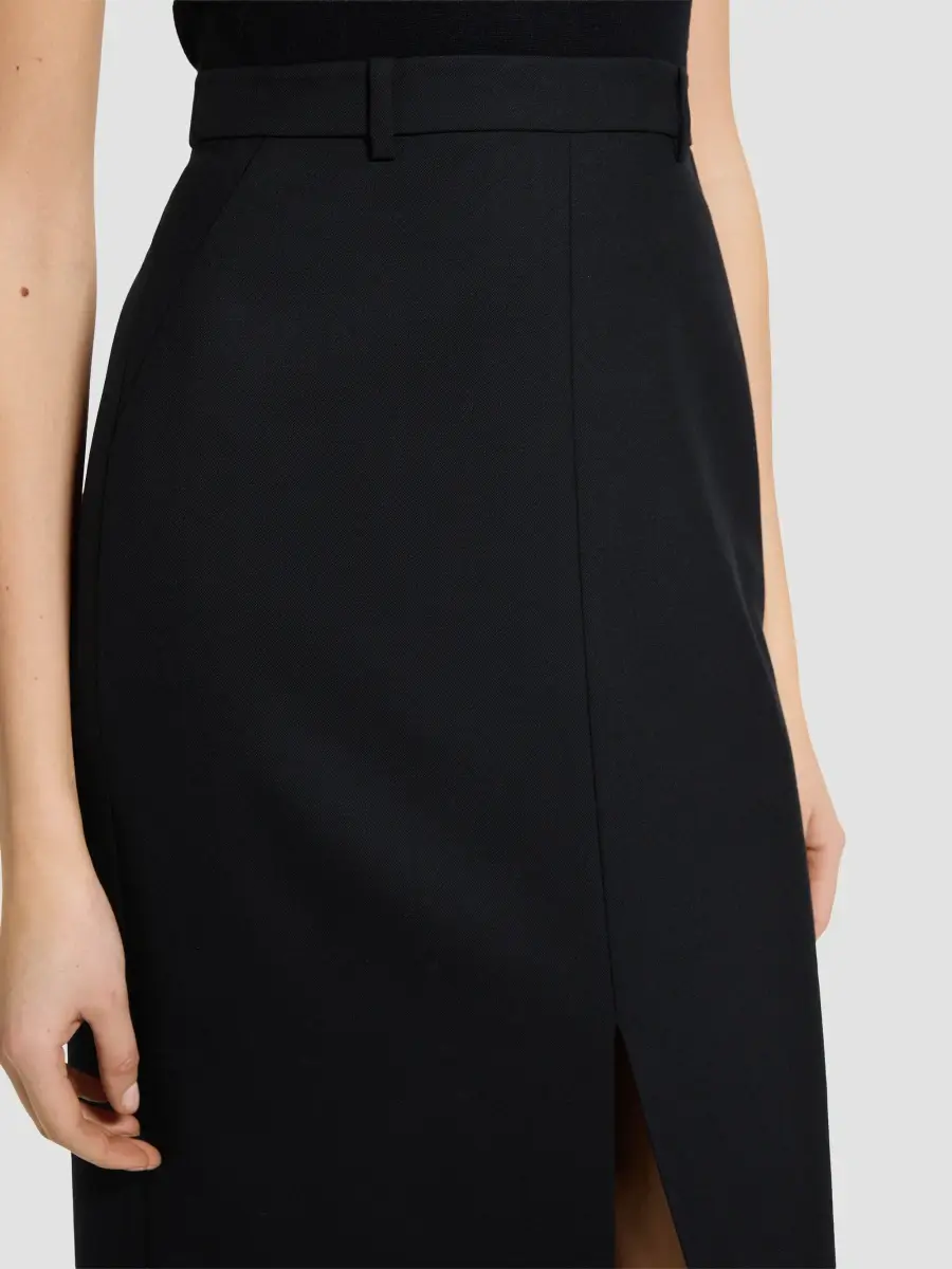 Theory Women's Funnel Neck Sleeveless Midi Dress | Thumbnail 5 Theory Women's Funnel Neck Sleeveless Midi Dress | Thumbnail 5