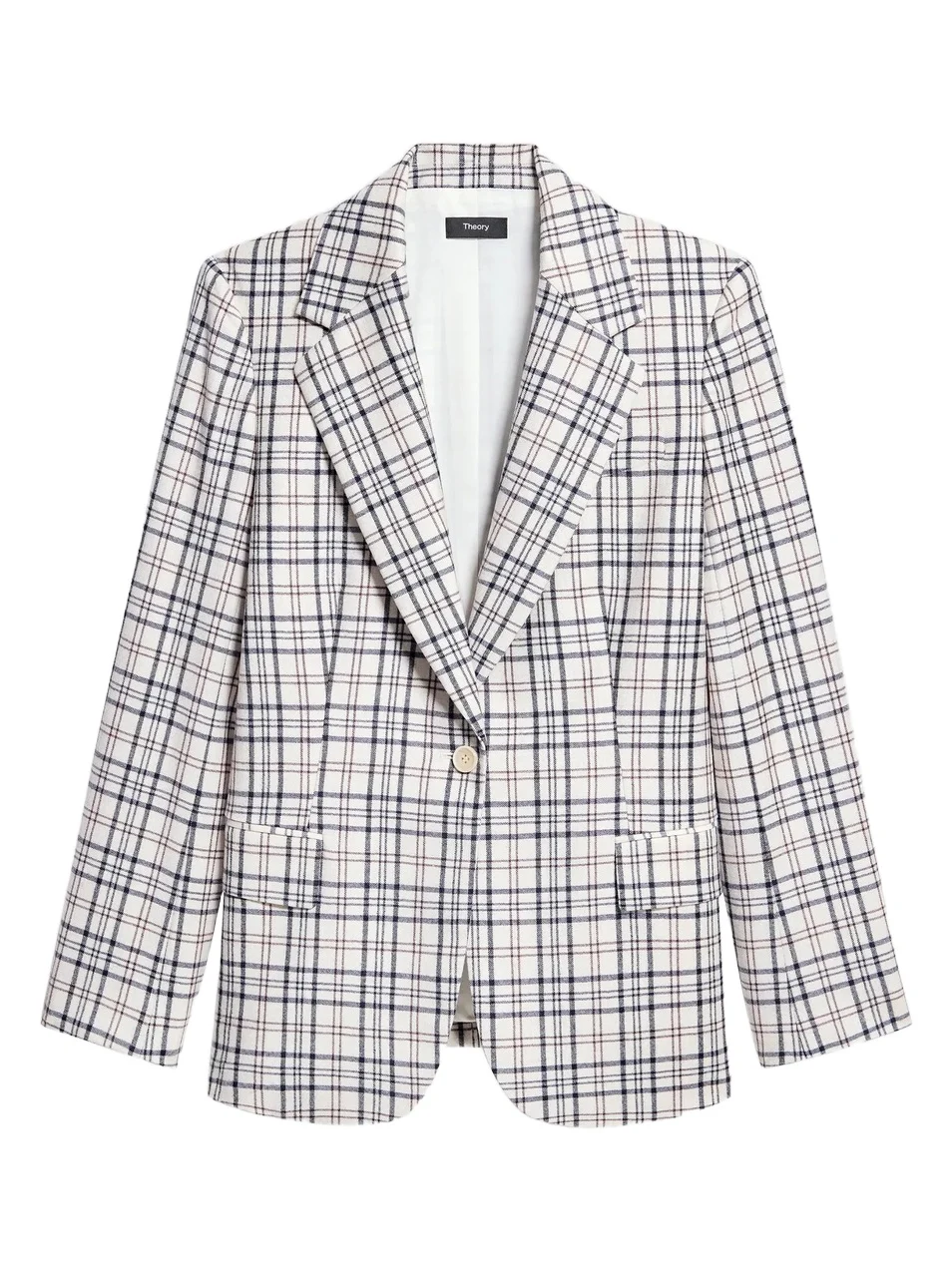 Theory Women's Lynnia Plaid Blazer