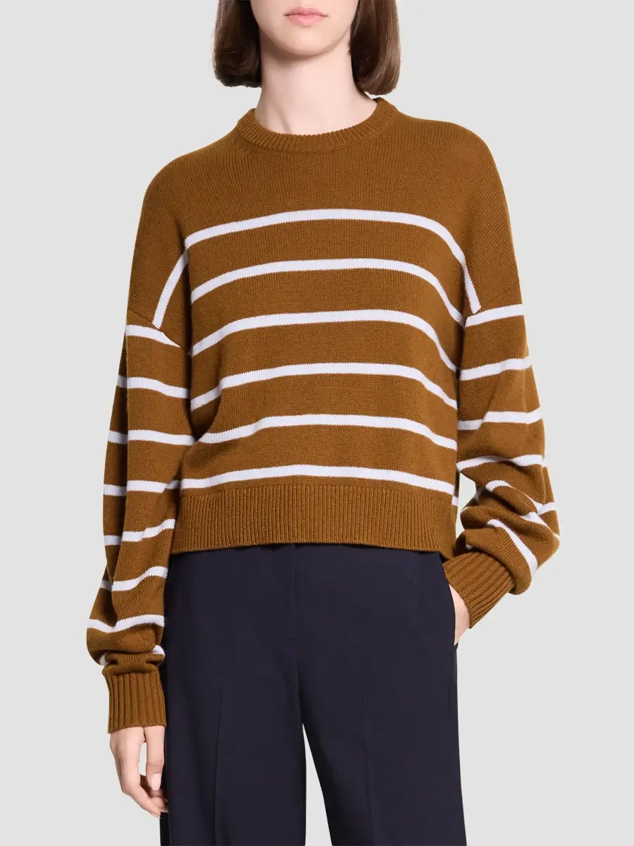 Theory Women's Striped Cashmere Sweater | Thumbnail 3