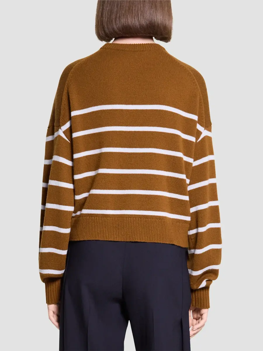 Theory Women's Striped Cashmere Sweater | Thumbnail 4