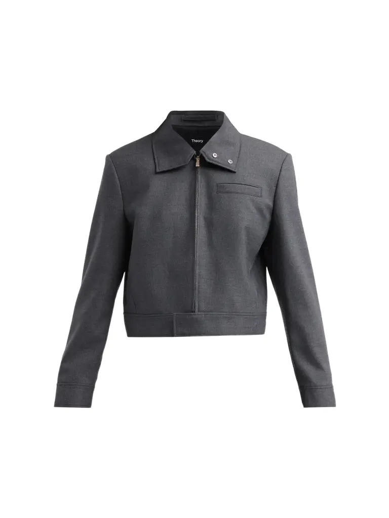 Theory Women's Harrington Crop Jacket
