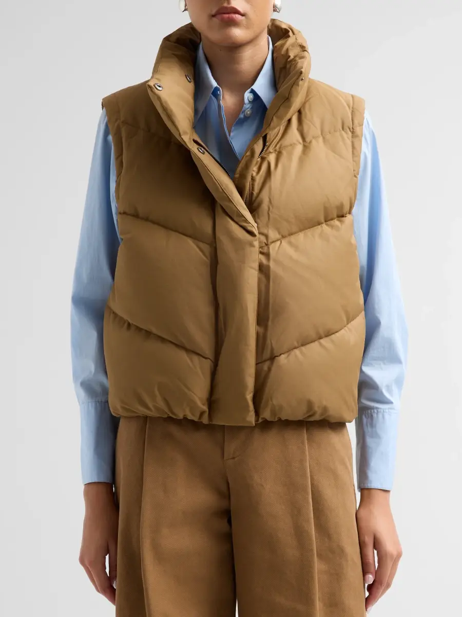 TWP Women's Cotton-Blend Puffer Vest | Thumbnail 5