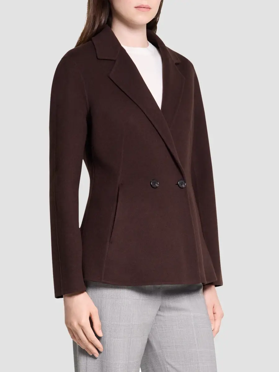Theory Women's Shaped Wool-Blend Coat | Thumbnail 6