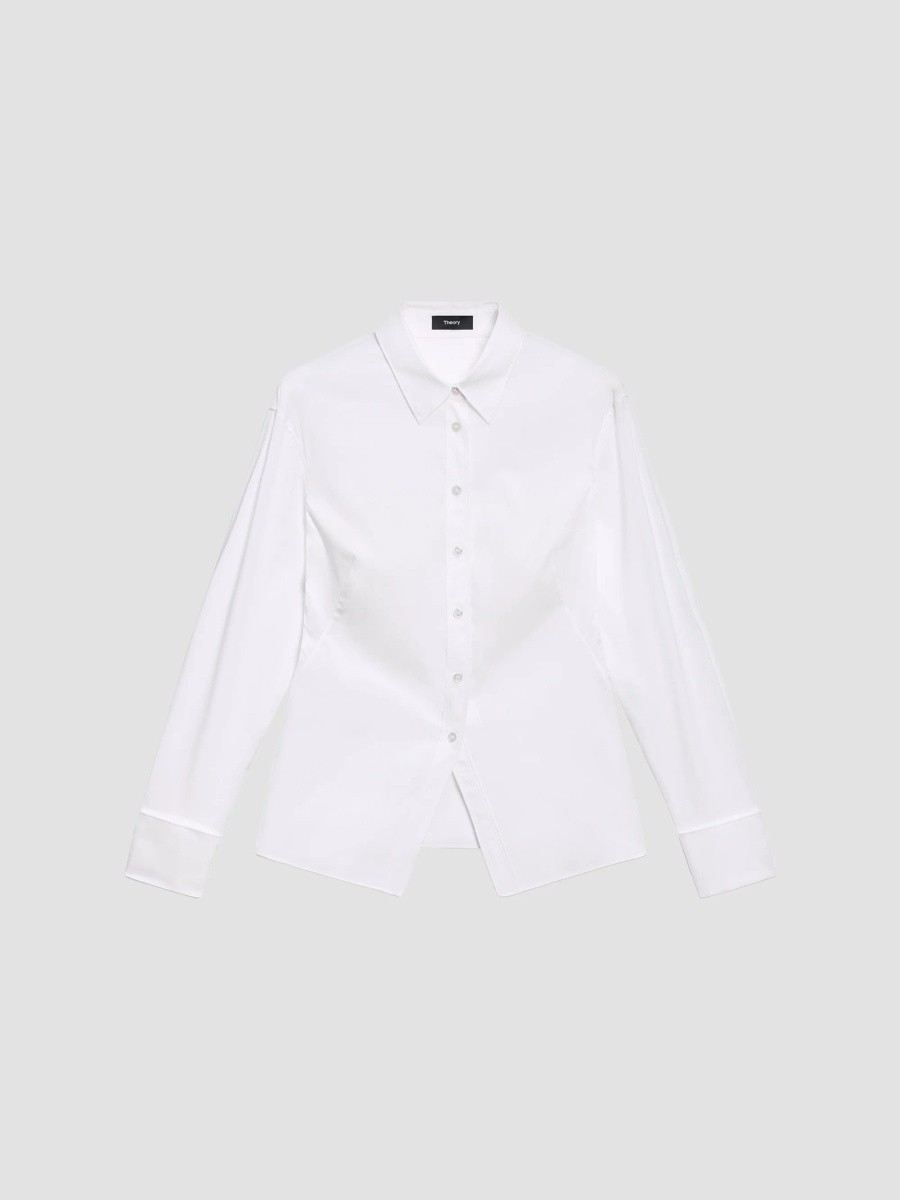 Theory Women's Tailored Cutaway Shirt