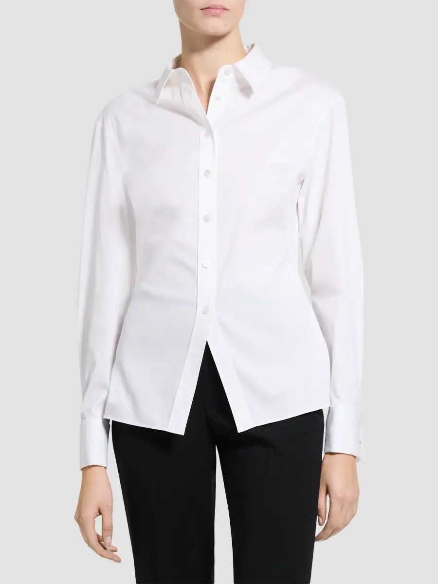 Theory Women's Tailored Cutaway Shirt | Thumbnail 2 Theory Women's Tailored Cutaway Shirt | Thumbnail 2