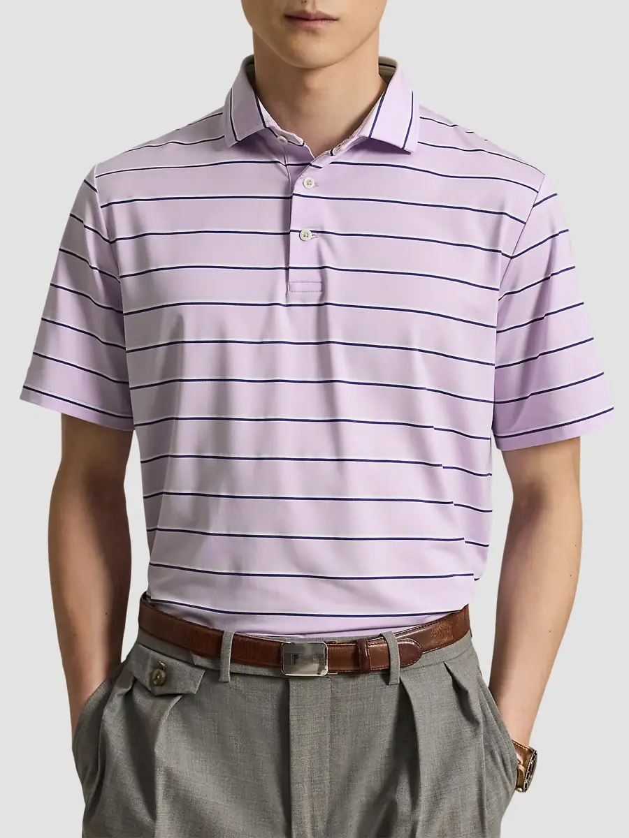 RLX Ralph Lauren Men's Classic-Fit Performance Polo Shirt | Thumbnail 4