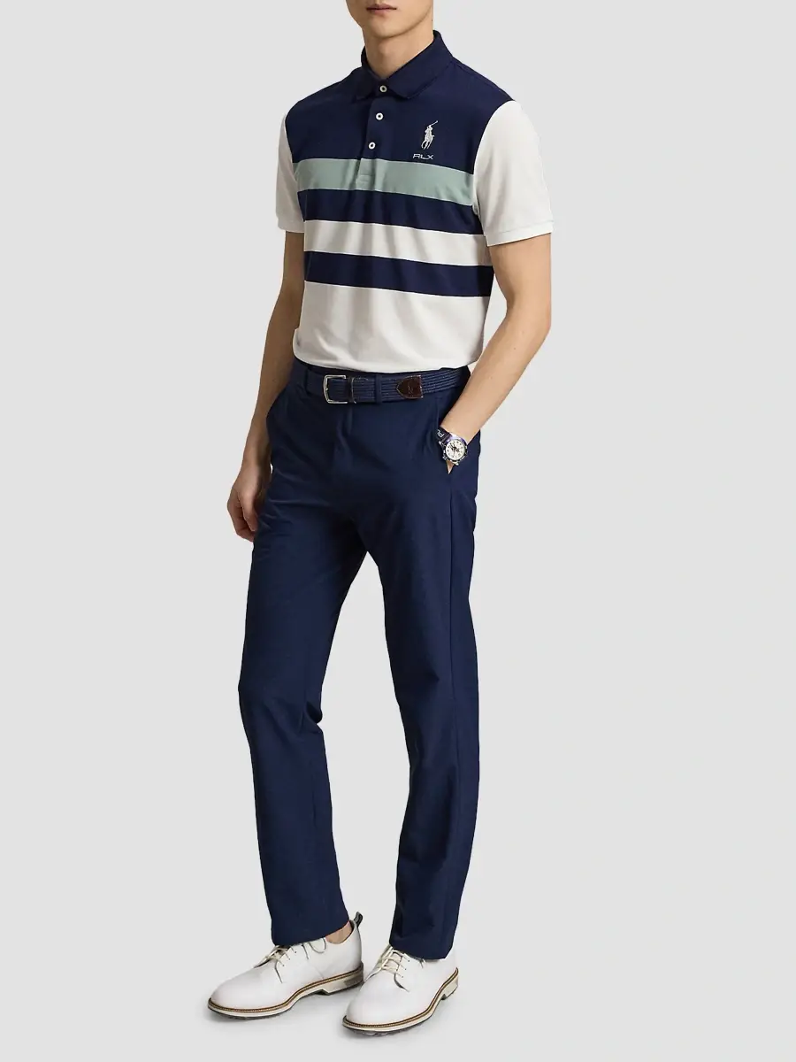 RLX Ralph Lauren Men's Tailored-Fit Performance Polo Shirt | Thumbnail 2