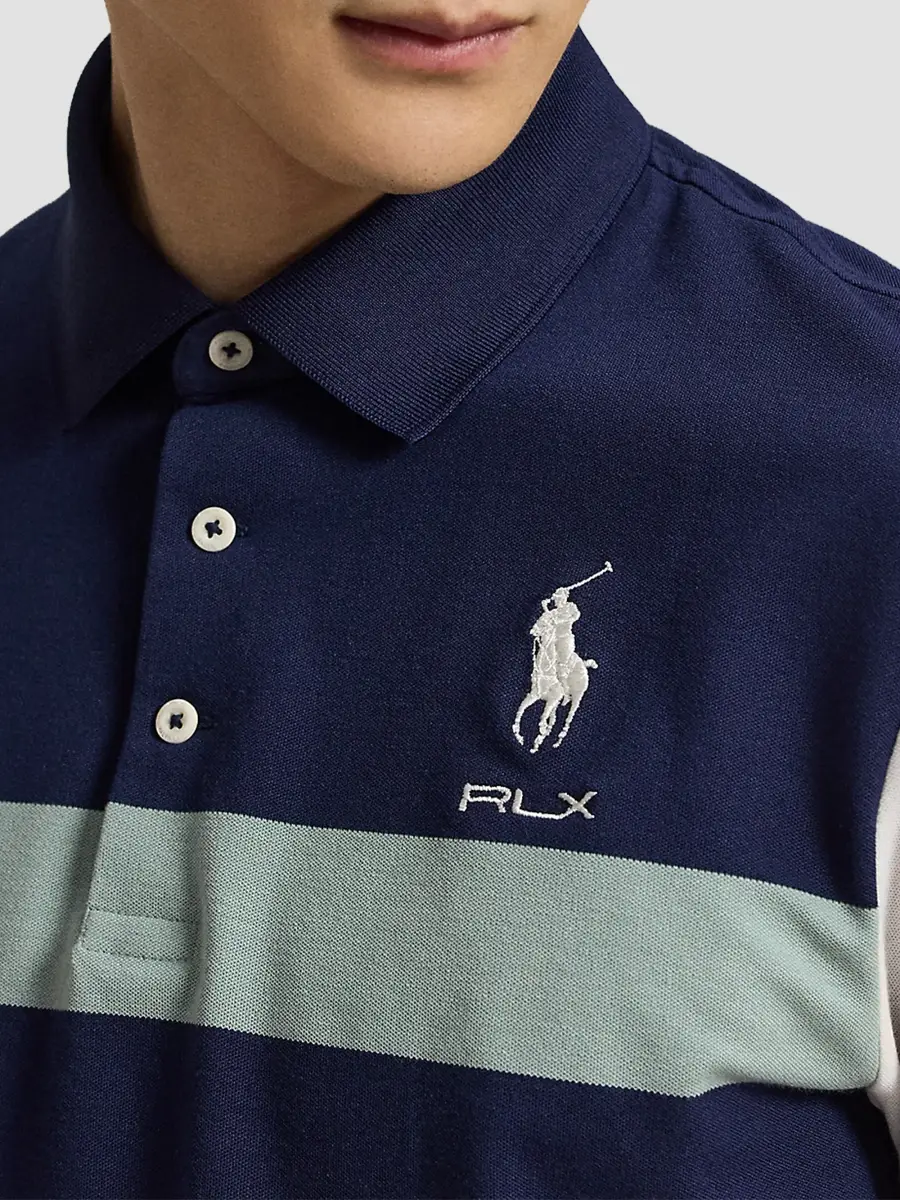 RLX Ralph Lauren Men's Tailored-Fit Performance Polo Shirt | Thumbnail 5