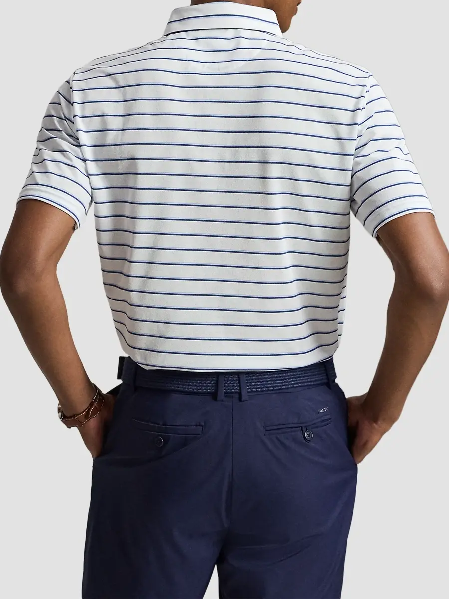 RLX Ralph Lauren Men's Classic-Fit Performance Polo Shirt | Thumbnail 3