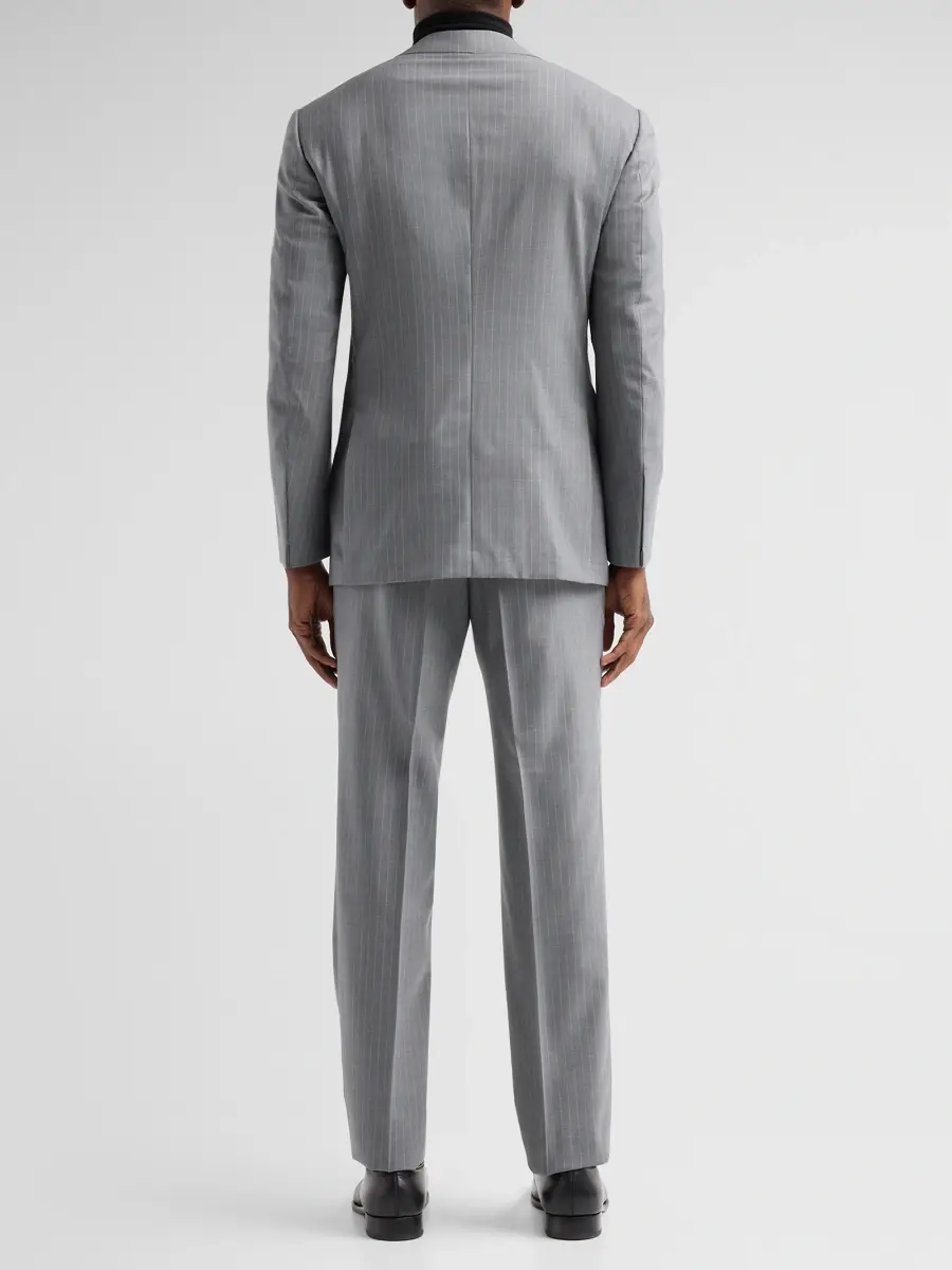 Ralph Lauren Purple Label Men's Pinstriped Cotton-Blend Suit | Thumbnail 3 Ralph Lauren Purple Label Men's Pinstriped Cotton-Blend Suit | Thumbnail 3