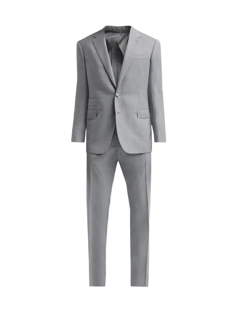 Ralph Lauren Purple Label Men's Pinstriped Cotton-Blend Suit