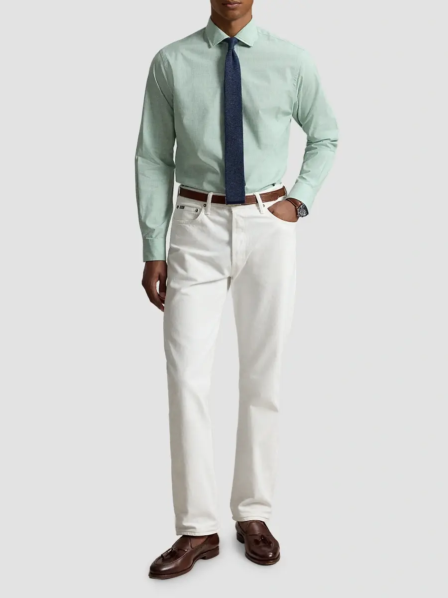 Polo Ralph Lauren Men's Classic-Fit Checked Poplin Shirt | Thumbnail 2 Polo Ralph Lauren Men's Classic-Fit Checked Poplin Shirt | Thumbnail 2