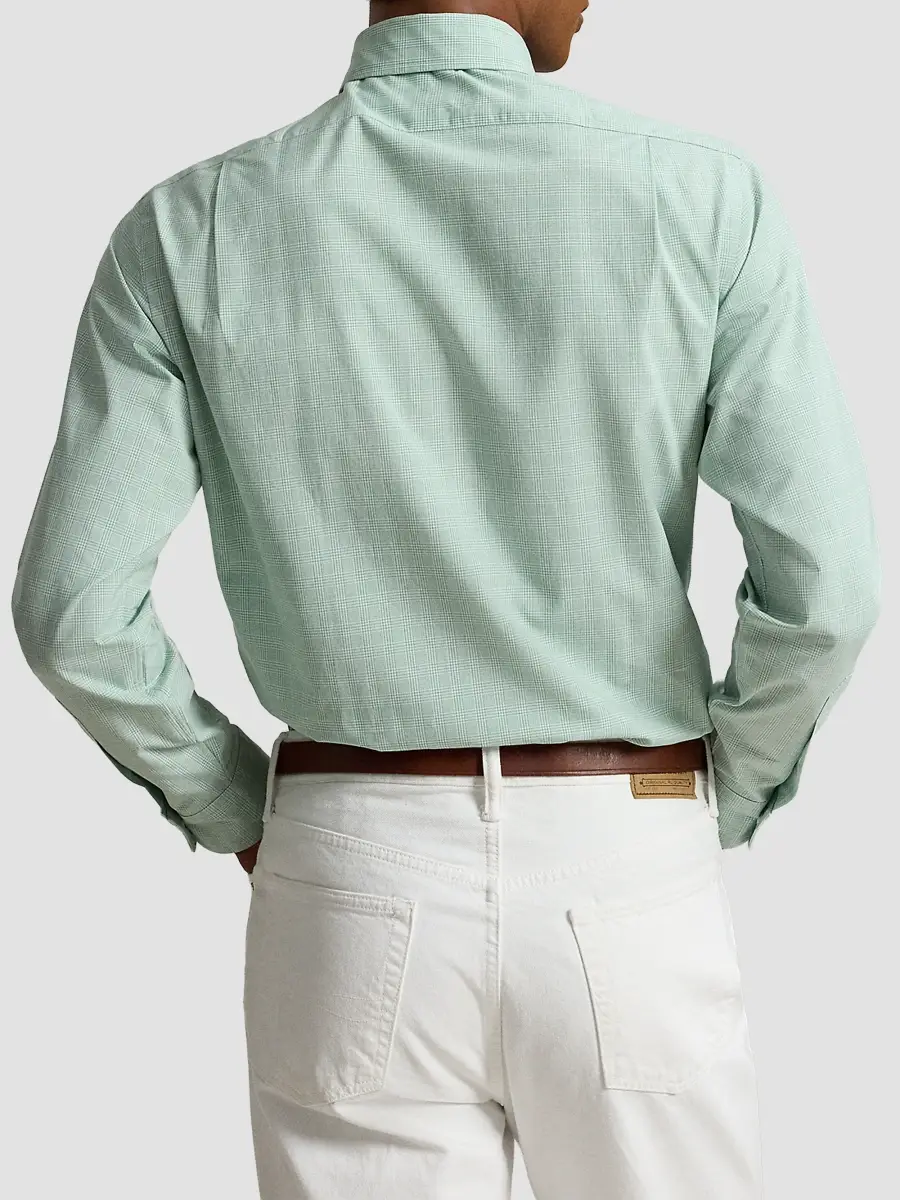 Polo Ralph Lauren Men's Classic-Fit Checked Poplin Shirt | Thumbnail 3 Polo Ralph Lauren Men's Classic-Fit Checked Poplin Shirt | Thumbnail 3