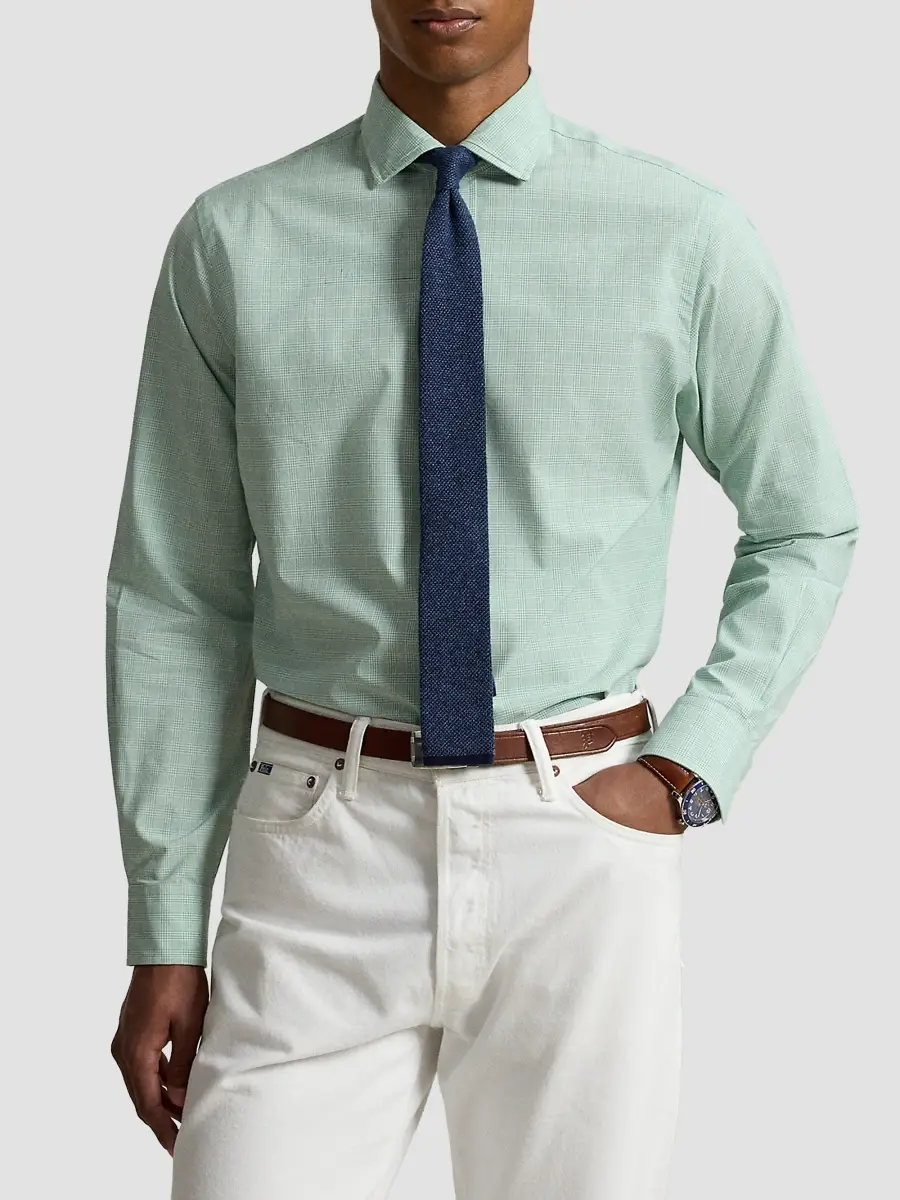Polo Ralph Lauren Men's Classic-Fit Checked Poplin Shirt | Thumbnail 4 Polo Ralph Lauren Men's Classic-Fit Checked Poplin Shirt | Thumbnail 4