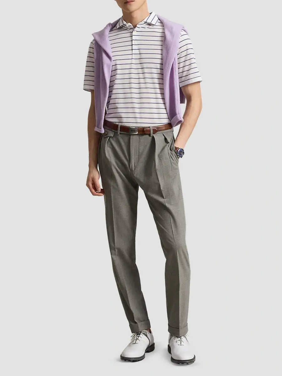 RLX Ralph Lauren Men's Classic-Fit Performance Polo Shirt | Thumbnail 2