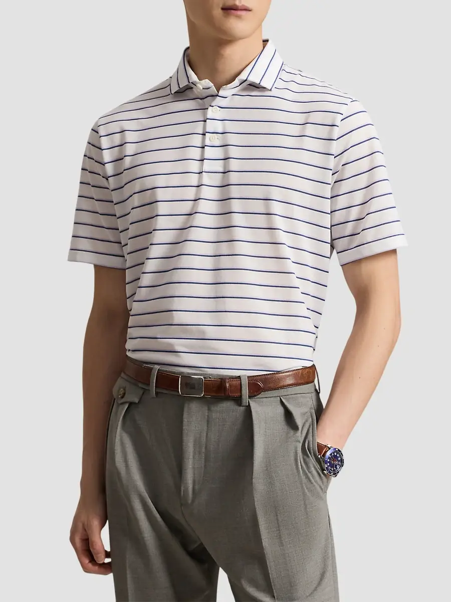 RLX Ralph Lauren Men's Classic-Fit Performance Polo Shirt | Thumbnail 4