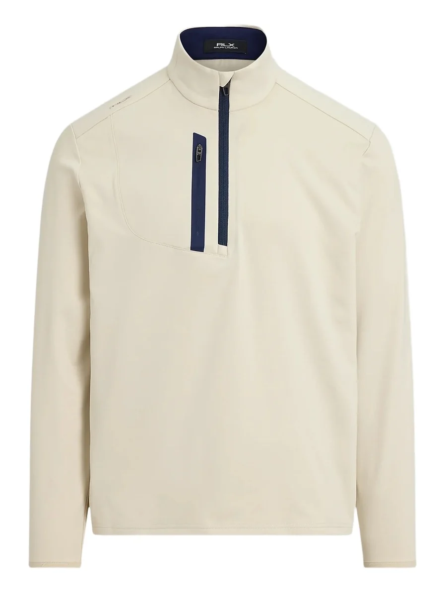 Men's Stretch Jersey Quarter-Zip Sweatshirt