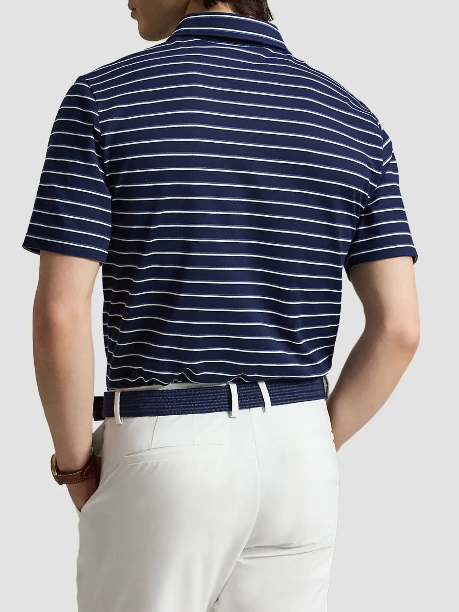 RLX Ralph Lauren Men's Classic-Fit Performance Polo Shirt | Thumbnail 3