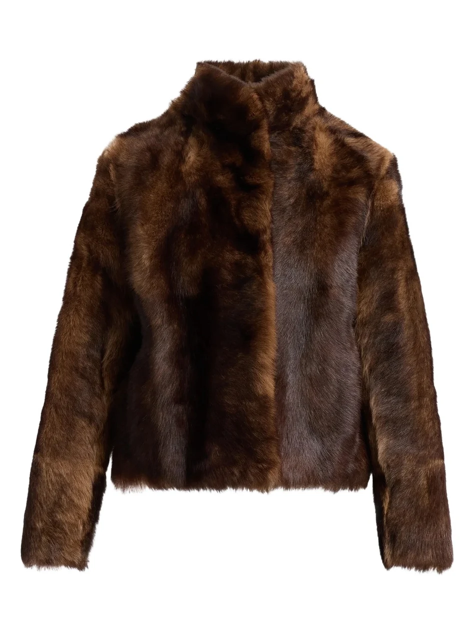 Women's Fur-Effect Shearling Coat Women's Fur-Effect Shearling Coat