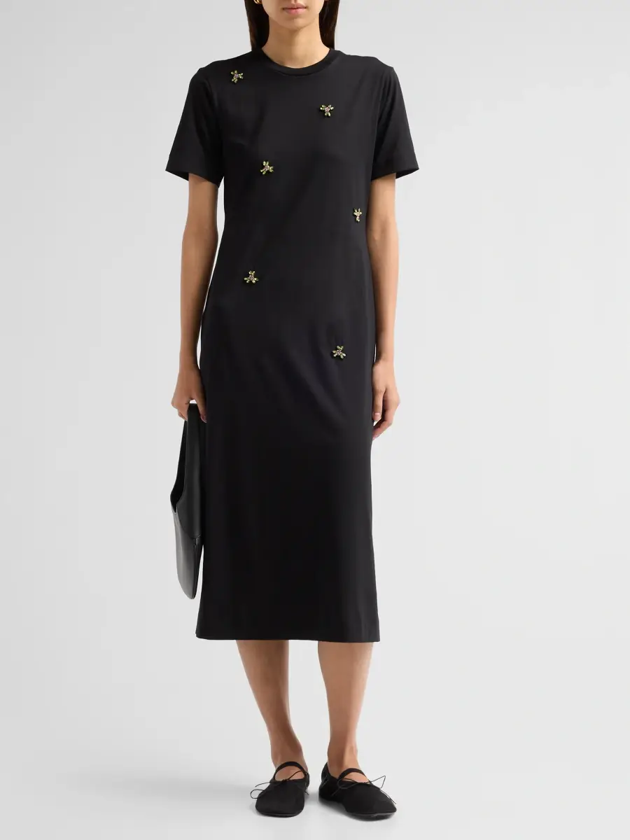 Simone Rocha Women's Embellished Easy T-Shirt Dress | Thumbnail 2 Simone Rocha Women's Embellished Easy T-Shirt Dress | Thumbnail 2