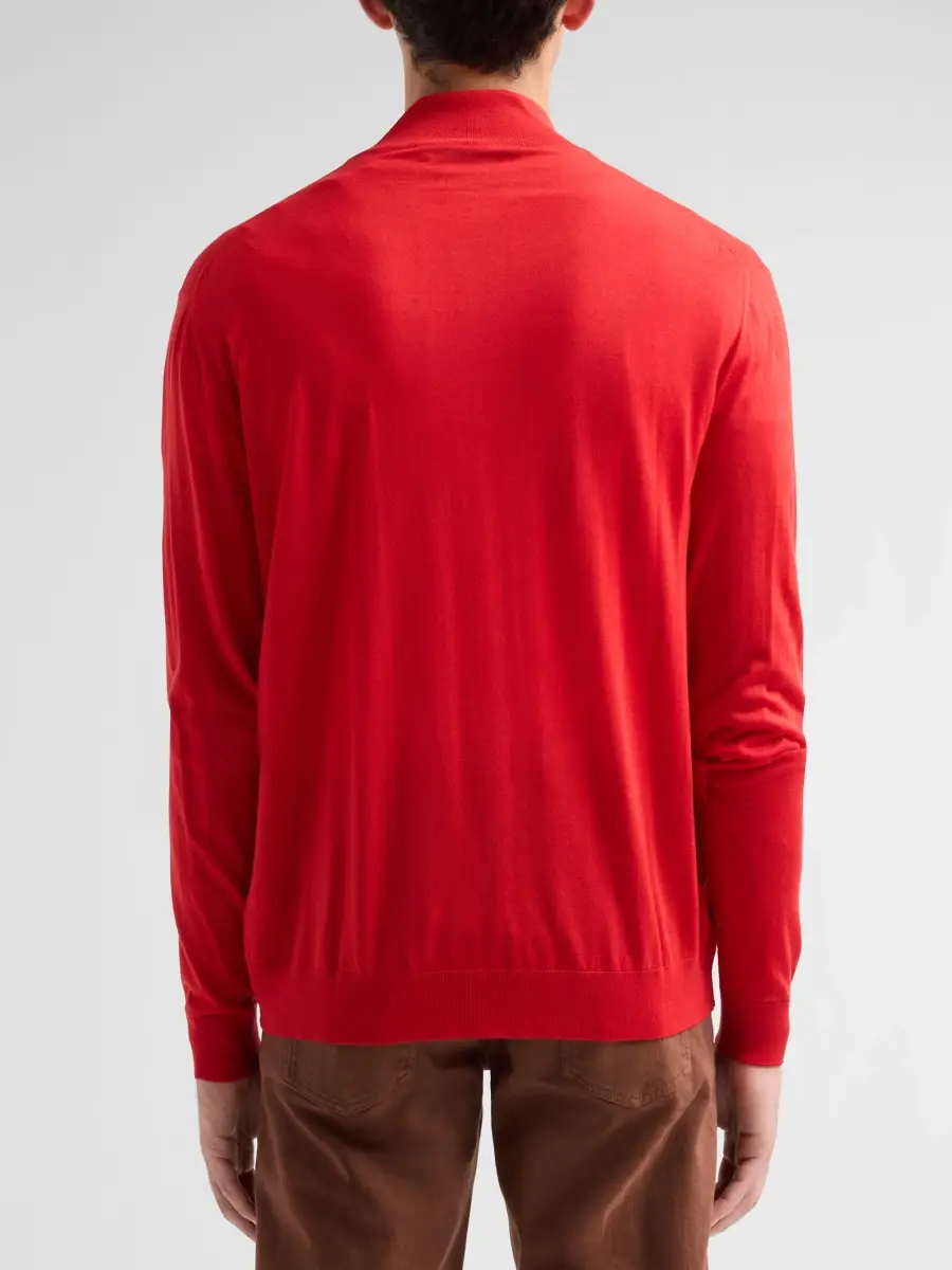 Kiton Men's Wool Mock Turtleneck Sweater | Thumbnail 3 Kiton Men's Wool Mock Turtleneck Sweater | Thumbnail 3