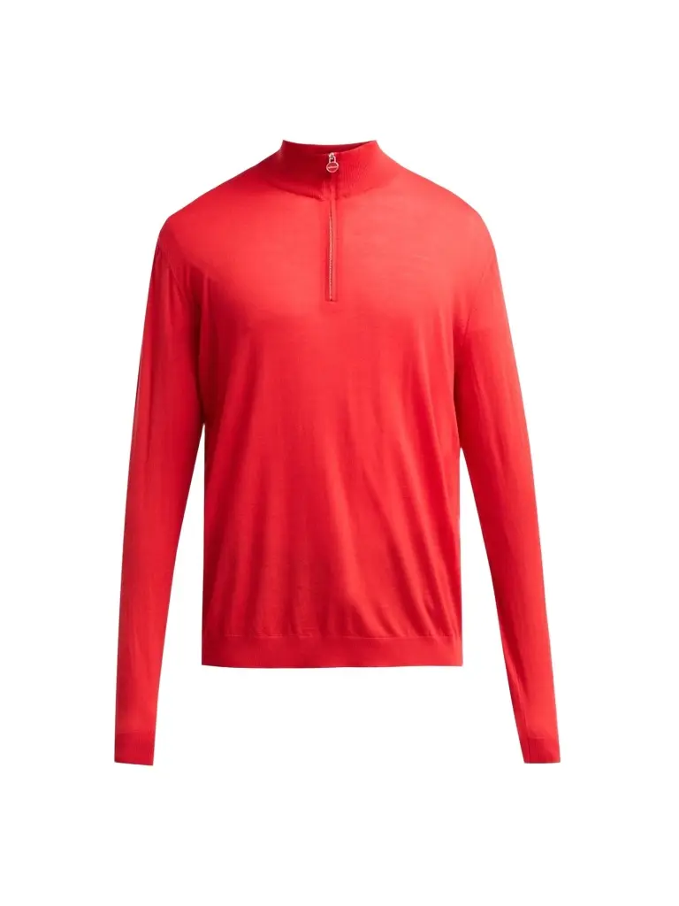 Men's Wool Mock Turtleneck Sweater Men's Wool Mock Turtleneck Sweater