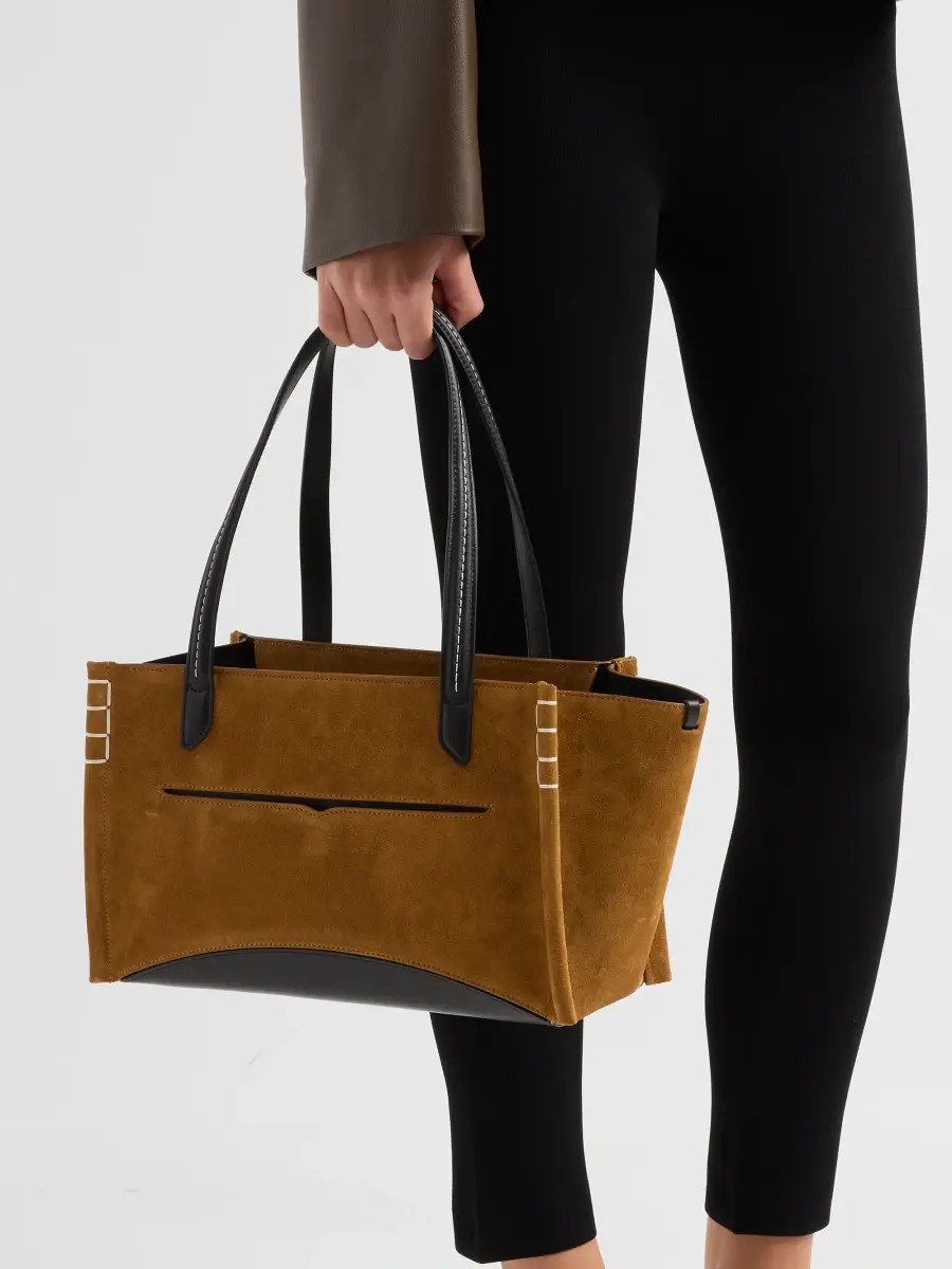 JW Anderson Women's Elongated Suede Tote Bag | Thumbnail 2 JW Anderson Women's Elongated Suede Tote Bag | Thumbnail 2